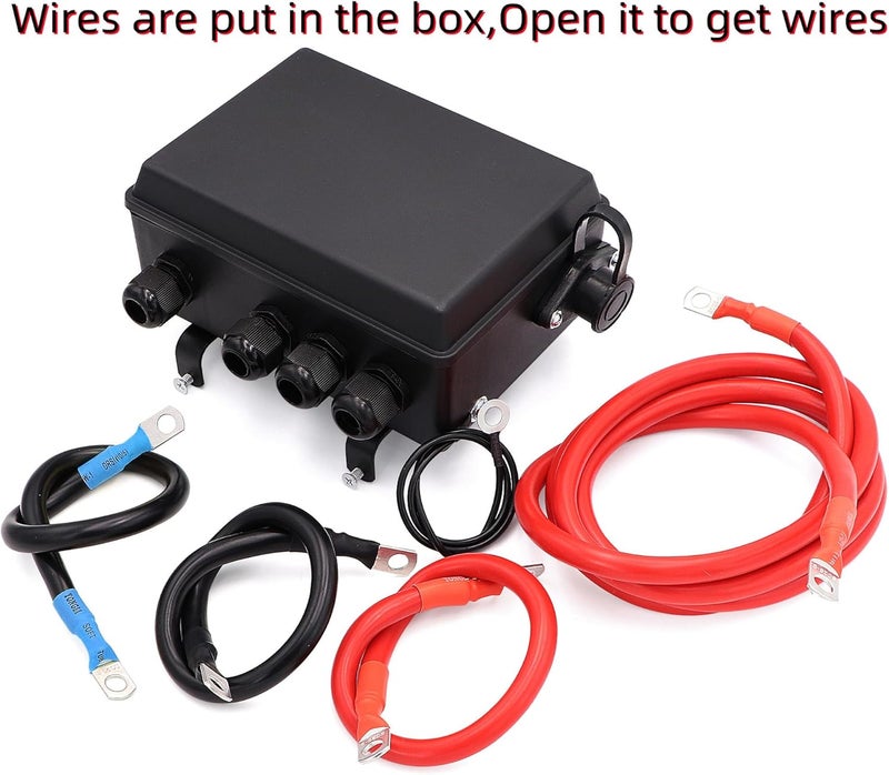 Torkettle Winch Solenoid Relay Control contactor Box for 8000-17000lbs Electric ATV UTV Winch 12V - Image 2